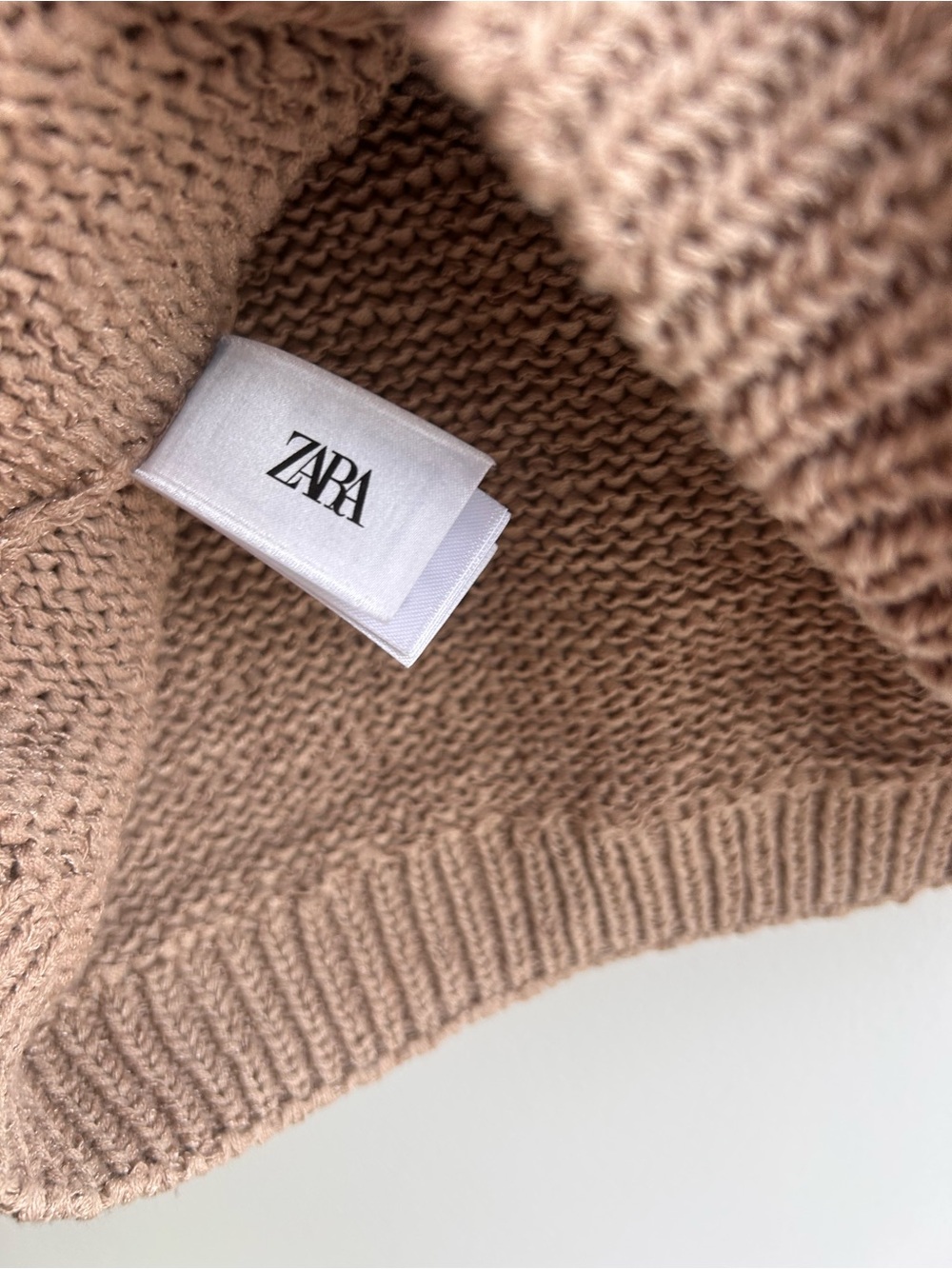 Classic Sleeveless Knit Sweater Vest in Beige - Picture 5 of 9